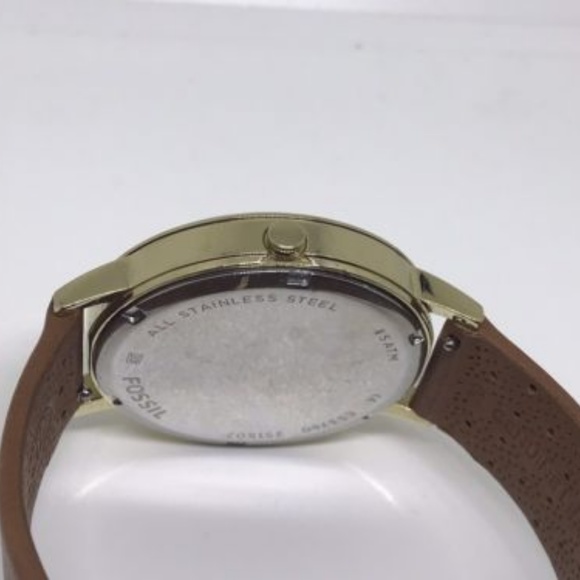 Fossil ES3750 Vintage Muse Silver Dial Tan Leather - Picture 5 of 7